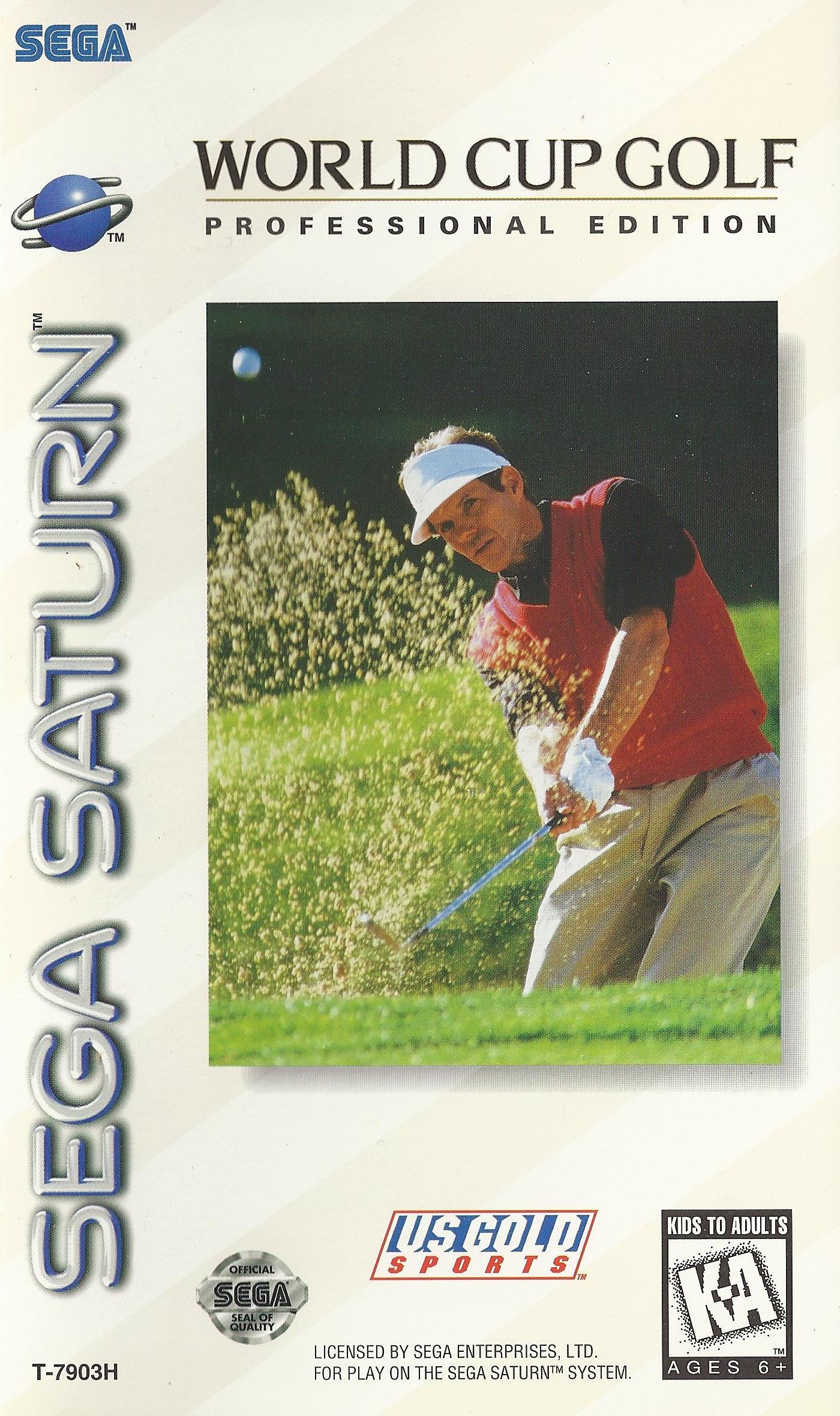 World Cup Golf: Professional Edition box art for Sega Saturn